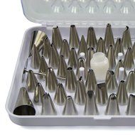 Icing Bag Set,PEMOTech 4 Sizes Reusable Silicone Cake Decorating Pastry Bags, Cream Icing Piping Bag, Cake Decorating... N8
