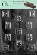 Cybrtrayd V008 Love Squares Valentine Chocolate Candy Mold