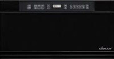 Dacor 30 inch Drawer 1 cu. ft. Black Microwave - MMD30B