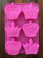 PRINCESS CROWN SILICONE MOLD MINI CAKE PAN PRINCESS MUFFIN MOLD