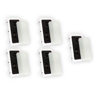 Theater Solutions TS50W In Wall Speakers Surround Sound Home Theater 5 Speaker Set