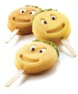 Silicone Mold for Ice Cream Pops: Smiley Face N2