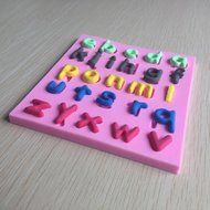 Anyana "A-Z" 26 English Letters Alphabet Silicone Fondant Mold Cake Decorating Pastry Gum Pastry Tool Kitchen... N5