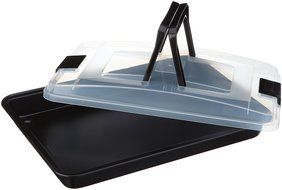 Kaiser 750002 Baking Pan with Lid , Black/Transparent N2