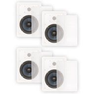 Blue Octave BDW62 In Wall 6.5" Speakers 2 Way Home Theater Surround Sound 2 Pair Pack