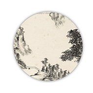 Generic Great Made By Mdf Design With Asian Chinese Painting 2 Cup Coaster N6