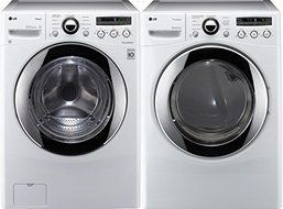 LG WM3370HWA and DLEX3370W Ultra Capacity Steam Washer and Dryer