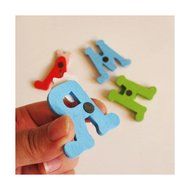 Magnets Educational Toy ，BeautyVan 26pcs Wooden Cartoon Alphabet A-Z Magnets Child Educational Toy N6