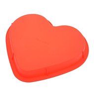 Sher Sweet Heart Shaped Silicone Cake Pizza Mould (Random Color)