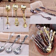 Genenic Kitchen Tools Retro Coffee Spoon Tea Metal N13