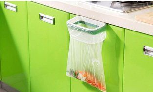 Lisingtool Garbage Bags,Hanging Kitchen Cupboard Cabinet Tailgate Stand Storage Garbage Bags Rack N5