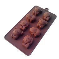 YYZP Silicone Cake Mold Chocolate Mold Cute Hippo Bear Lion Shape (1 pcs) N4