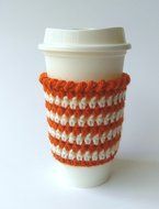 Pumpkin Spice Latte Cozy Pumpkin Cream Stripe N3