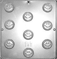 Chocolate Smile Face Smiley Piece Chocolate Candy Mold Candy Making 181