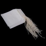 50pcs Drawstring Bags Nut Milk Tea Fruit Juice Strainer Filter Bag (white, 11 x 8cm) N46