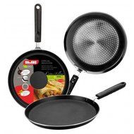 small crepe pan PANCAKE PANS low shallow sides INDUCTION 23cm diameter