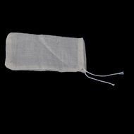 50pcs Drawstring Bags Nut Milk Tea Fruit Juice Strainer Filter Bag (white, 11 x 8cm) N52