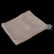 50pcs Drawstring Bags Nut Milk Tea Fruit Juice Strainer Filter Bag (white, 11 x 8cm) N53