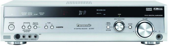 Panasonic SA-XR57S Digital Home Theater Receiver with HDMI, Silver (Discontinued by Manufacturer) N2