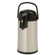 Bloomfield 7880-APS Airpot, Pump, 100-Ounce Capacity, Brushed Stainless Steel Body with Glass Liner, Brew-Through...