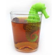 MAXGOODS Fine Silicone Deep Sea Horse Tea Infuser Loose Leaf Mug Strainer Cup Steeper Filter
