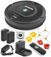 iRobot Roomba 770 Automatic Robotic Vacuum Cleaner For Pets and Allergies + 3 Side Brushes (These items are used...