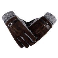 Gloves,Morecome Men Anti Slip Warm Motorcycle Ski Snow Snowboard Gloves (Coffee) N6