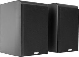 Earthquake Sound RBS-52 2-Way Bass Reflex Bookshelf Home Speakers, Set of 2, Matte Black N3