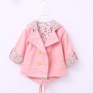 Jackets ,BeautyVan Kid Baby Girls Floral Print Coat Outerwear Girl Windbreaker Baby Jackets Clothes (L, Pink) N6