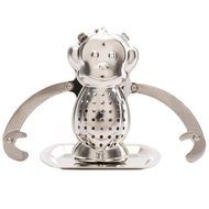 Mesh Filter - TOOGOO(R)Mesh Loose Tea Leaf Infuser Tray Strainer Filter Herb Diffuser Stainless Steel Shape:Monkey N2