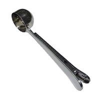 SelfTek Coffee Measuring Scoop with Bag Seal Clip Stainless Steel Spoon N3