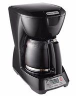 Proctor Silex 43672 12 Cup Black Programmable Coffee Maker N4