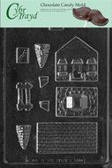Cybrtrayd M144 Small House Miscellaneous Chocolate Candy Mold