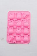 Multi-hole Silicone Lovely Rabbit Chocolate Ice Mold Cake Baking Mould Cartoon N4