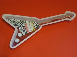 CK Products 49-5301 Plastic V Guitar Cake Pan, White