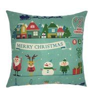 Christmas Pillow Case,Beautyvan Xmas Christmas Sofa Bed Home Decoration Festival Pillow Case Cushion Cover (F) N4