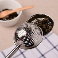 MAXGOODS Fine Metal Ball Push Tea Leaf Herbal Lock Infuser Teaspoon Strainer Spice Filter N9