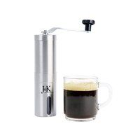 J.K Manual Ceramic Burr Coffee Grinder or Mill,Hand Mill Sleek Stainless Steel, Mini N6