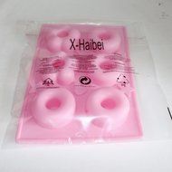 X-Haibei Flower Round Donut Pan Heart Star Chocolate Cake Jello Silicone Soap Mold N2
