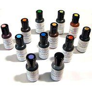 12 Americolor Amerimist Airbrush Food Colors .65oz for Cake Decoration