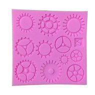Sher Wheels Type Candy Fondant Cake Molds For The Kitchen Baking Molds N3