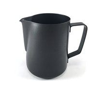 Coffee Nebula Stainless Steel Non-Stick Professional Milk Frothing &amp; Steaming Pitcher/Cup (20oz (600ml), Black) N4