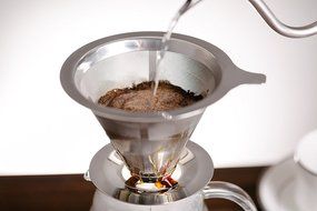 Supreme Stainless Steel Pour Over Coffee Dripper|Reusable Coffee Filter & Single Cup Coffee Maker|Camping Coffee... N11