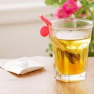GOOTRADES Snail Shaped Silicone Tea Bag Holder Cup Candy Colors Gift Set Tea Makers(Random,10pcs) N6