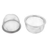 Stainless Steel Drainer Mesh Tea Strainer Teapot Filter 2 Pcs