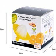 ProCIV Set of 2 Lemon Orange Convenient Juicer Funnel Shape Gift 2 Lemon Orange Peelers (Green) N13