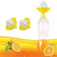ProCIV Set of 2 Lemon Orange Convenient Juicer Funnel Shape Gift 2 Lemon Orange Peelers (Green) N14