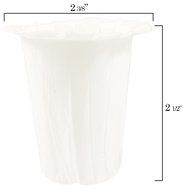 K Carafe Compatible Paper Disposable Filters, Paper K Carafe Filter Cups-(90 Filters) N5