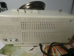 Vintage Alarm Radio Precor Model 970 Radio Alarm Flip Clock Retro Mcm N6