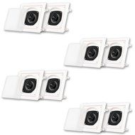 Acoustic Audio CS-I42S-4PR 150 Watt 4&quot; 2-Way Home Theater In-Wall/Ceiling Speakers (4-Pair)